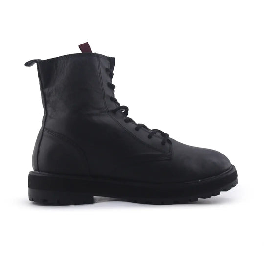 Zara Zipper Lace Up Ankle Boot | 100% Authentic Leather