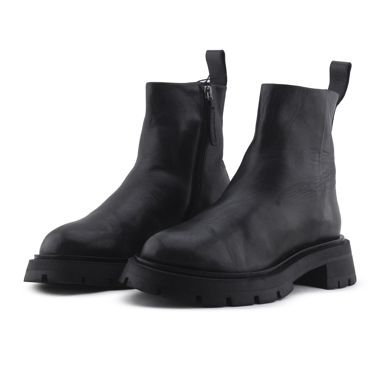 Zara Zipper Ankle Boot | 100% Authentic Leather