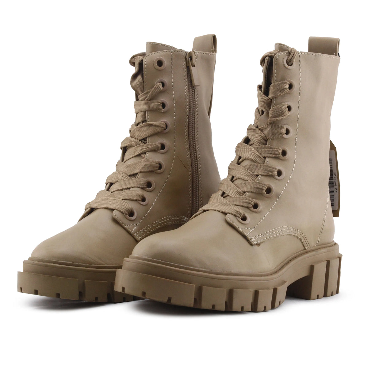 Stradivarius Zipper Lace Up Ankle Boot | 100% Authentic Leather