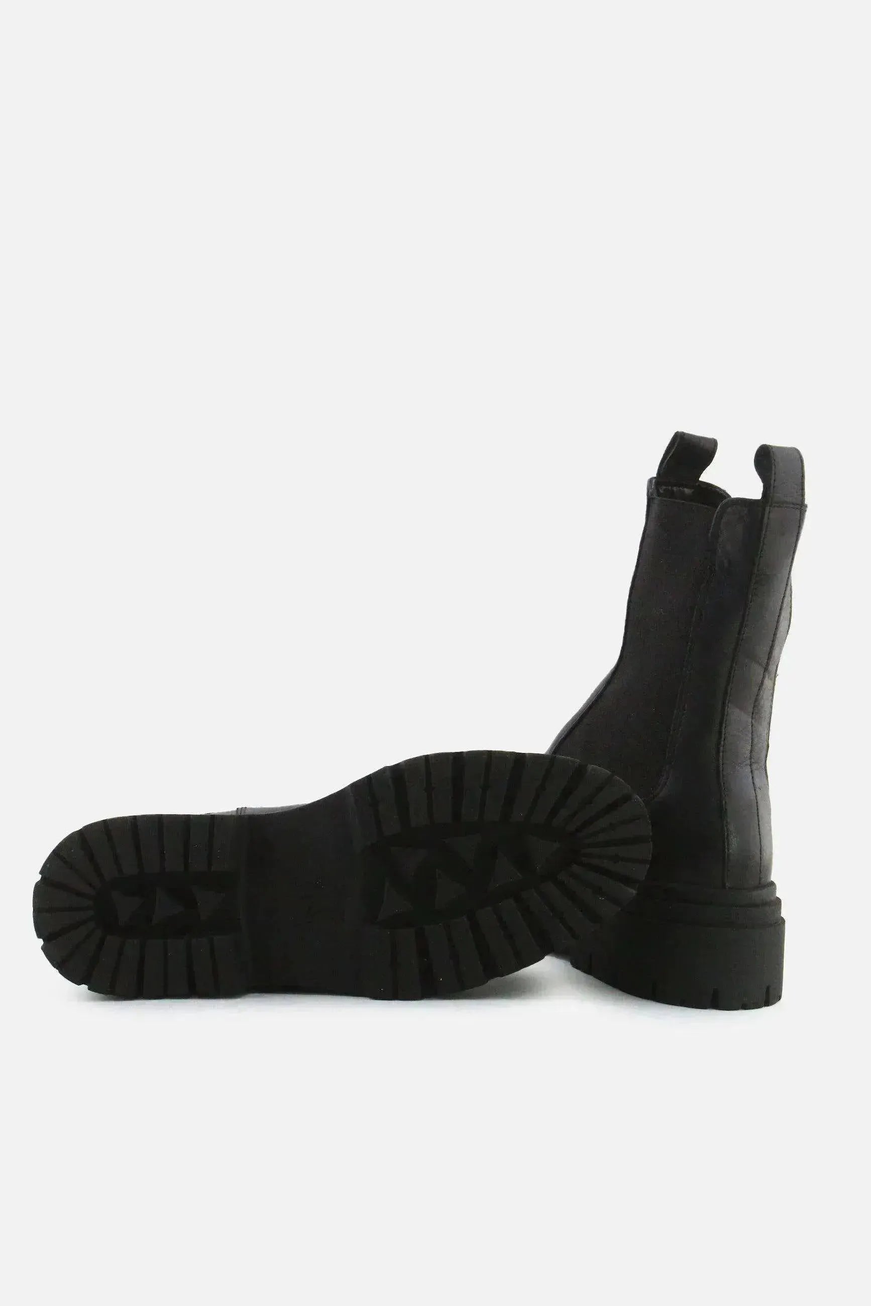 Zara Stretchable Chelsea Ankle Boots | 100% Authentic Leather - sundaybazar