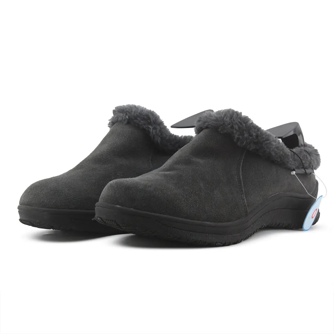 Minnetonka Suede Emerson Clogss Fur