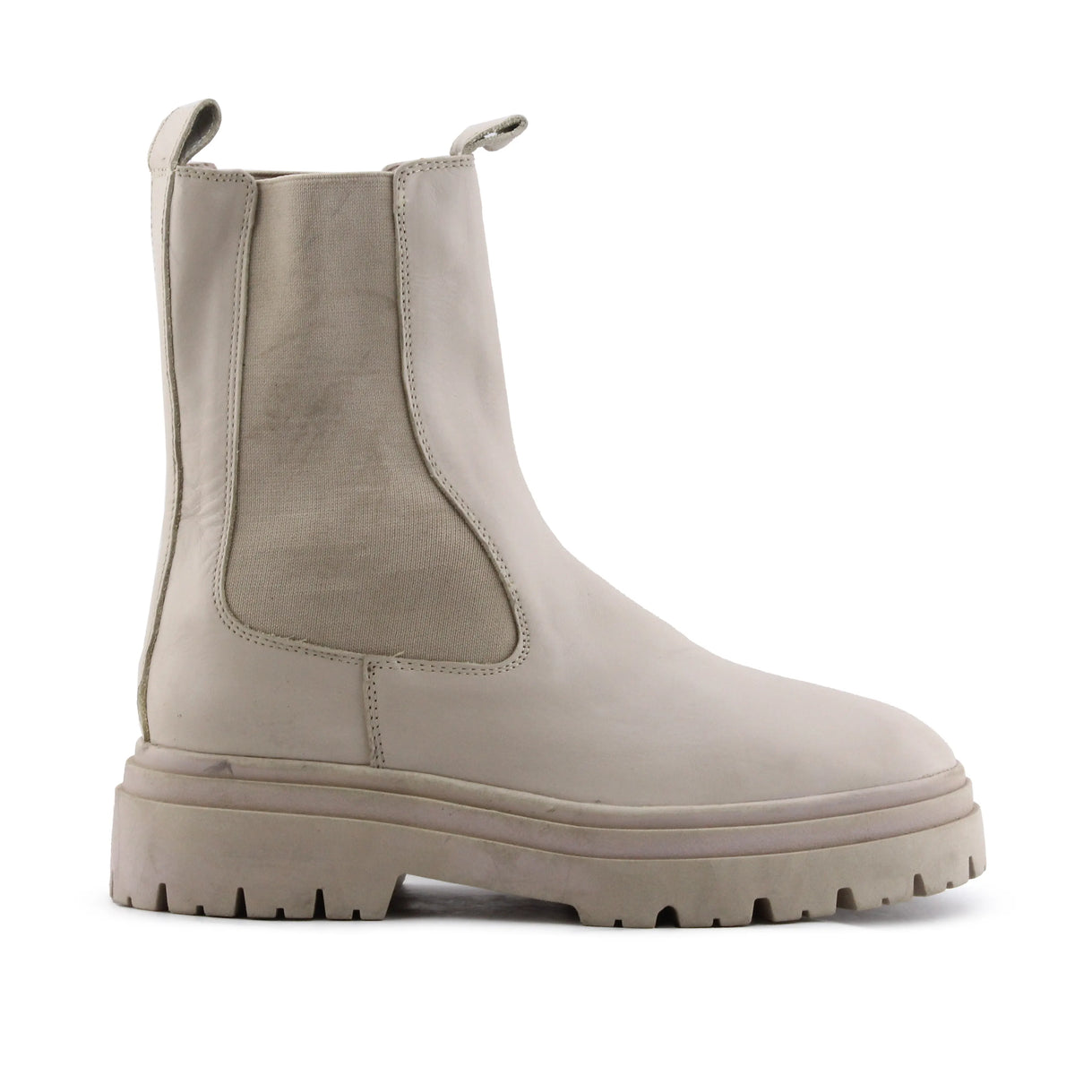 Zara Stretchable Combat Ankle Boot | 100% Authentic Leather