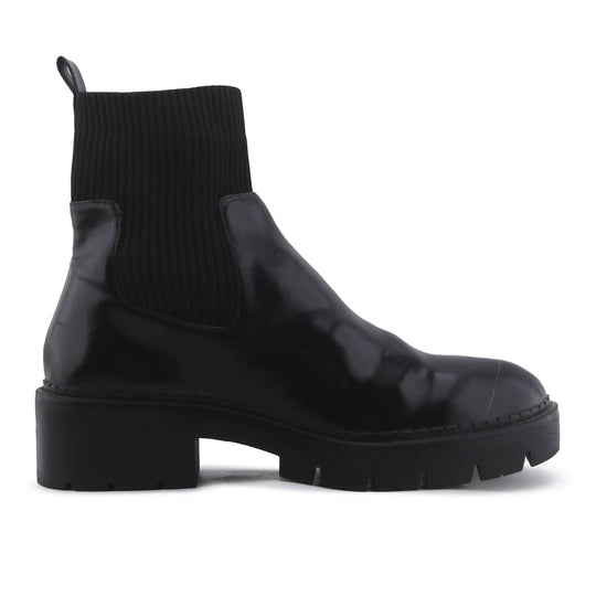 Bershka Zipper Lace Up Ankle Boot | 100% Synthetic Leather