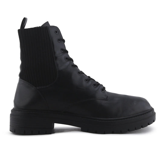Zara Zipper Stretchable Lace Up Ankle Boot | 100% Authentic Leather