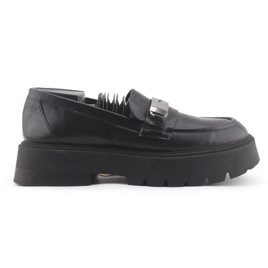 Bershka Lug Sole Metal Embellished Platform Shoes