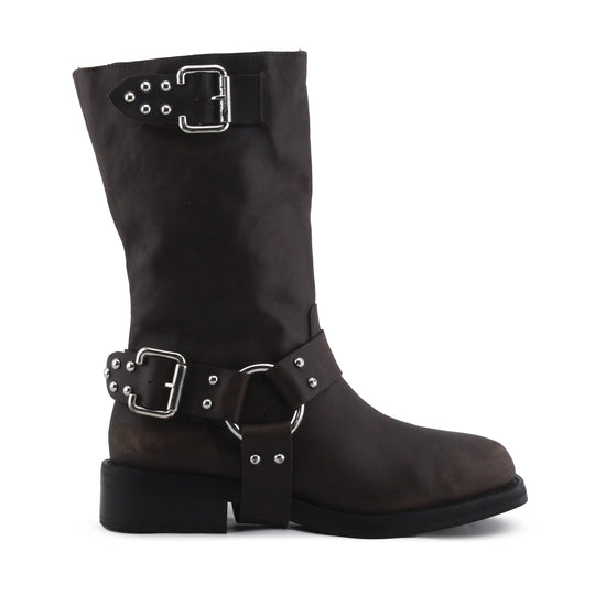 Zara Buckle Strap Ankle Boot | 100% Authentic Leather
