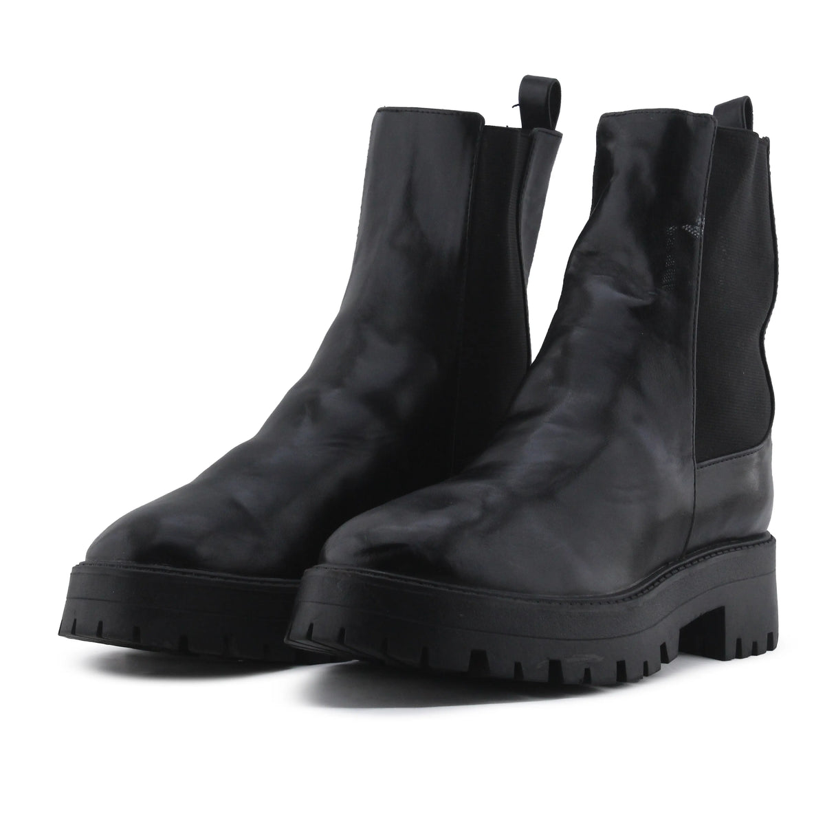 Pull & Bear Stretchable Ankle Boot | 100% Authentic Leather