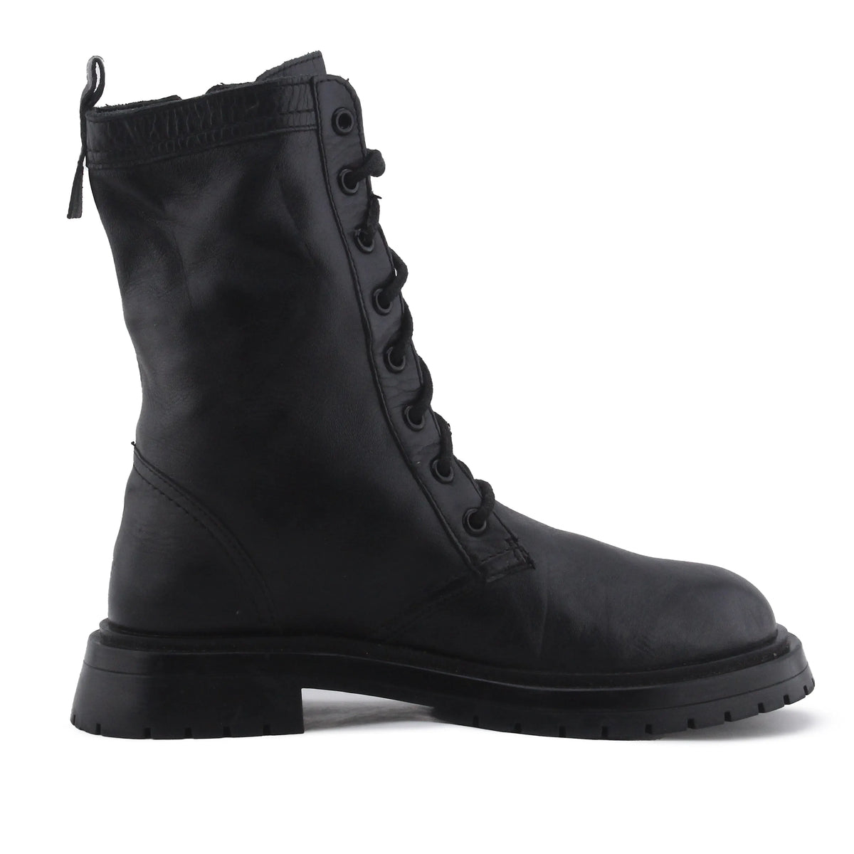 Zara Zipper Lace Up Ankle Boot | 100% Authentic Leather