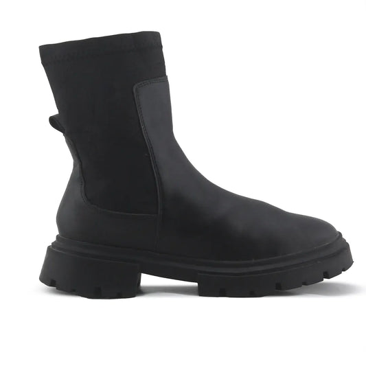 Zara Zipper Combat Ankle Boots |100% Authentic Leather