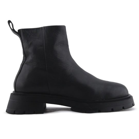 Zara Zipper Ankle Boot | 100% Authentic Leather