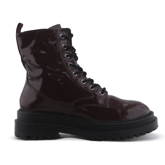 Stradivarius Zipper Lace Up Ankle Boot