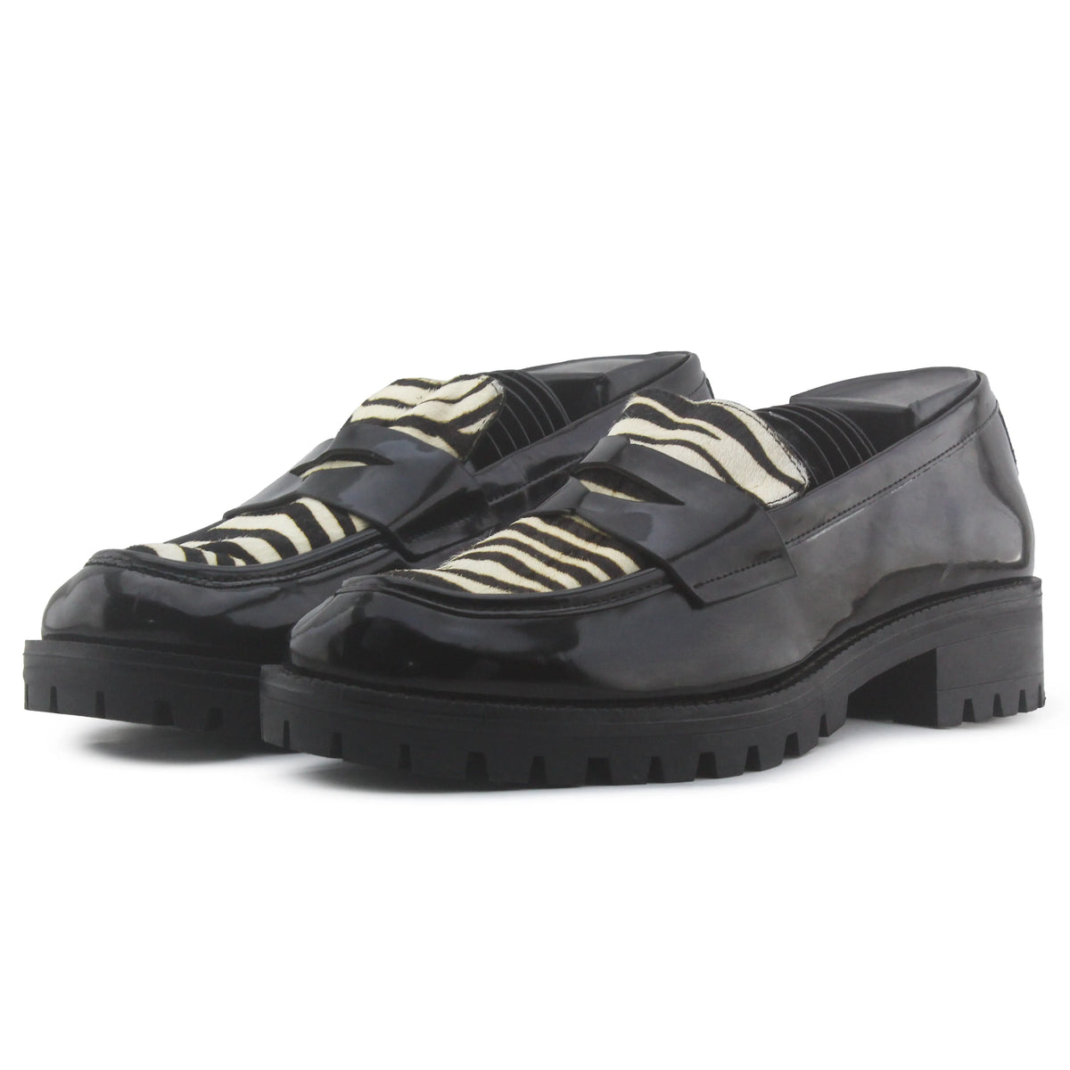 Zara Penny Strap Loafers
