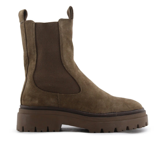 Zara Stretchable Suede Ankle Boot
