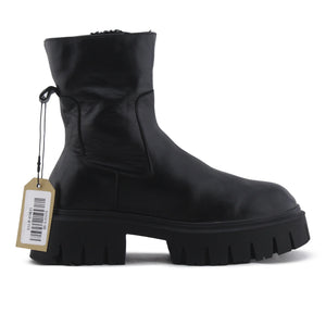Zara Zipper Ankle Boot – Black – EU 39