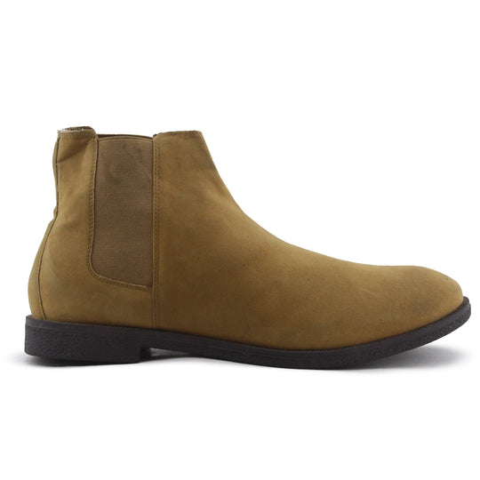 Lefties Stretchable Suede Ankle Boot