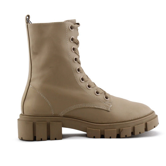Stradivarius Zipper Lace Up Ankle Boot | 100% Authentic Leather