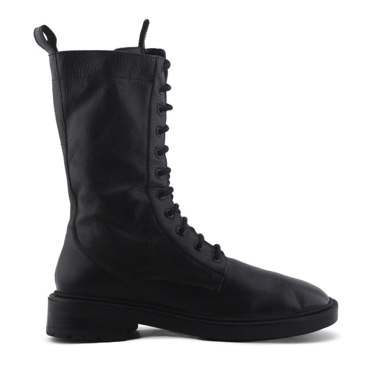 Zara Zipper Lace Up Ankle Boot | 100% Authentic Leather