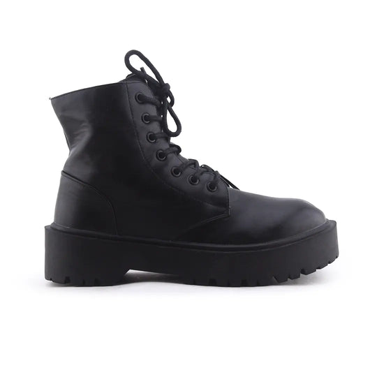 Pull & Bear Zipper Lace Up Ankle Boot | 100% Authentic Leather