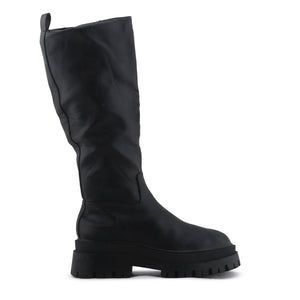 Stradivarius Zipper Knee High Boot – Black – EU 36