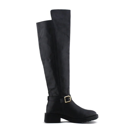 Zara Zipper Buckle Strap Over The Knee Boot | 100% Authentic Leather