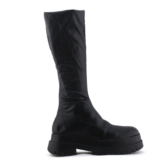 Bershka Zipper Thigh High Boot | 100% Authentic Leather