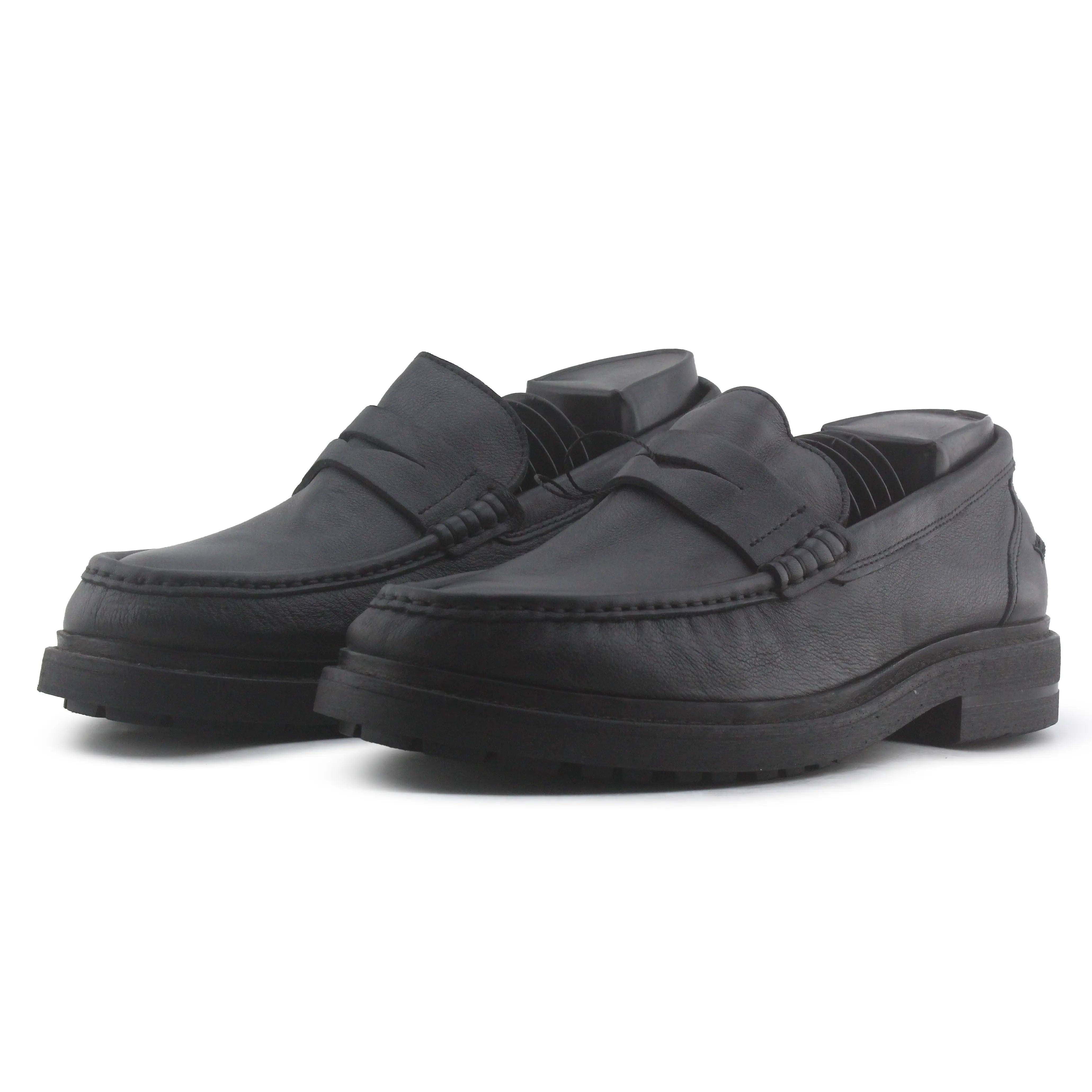 Massimo Dutti Penny Strap Loafers