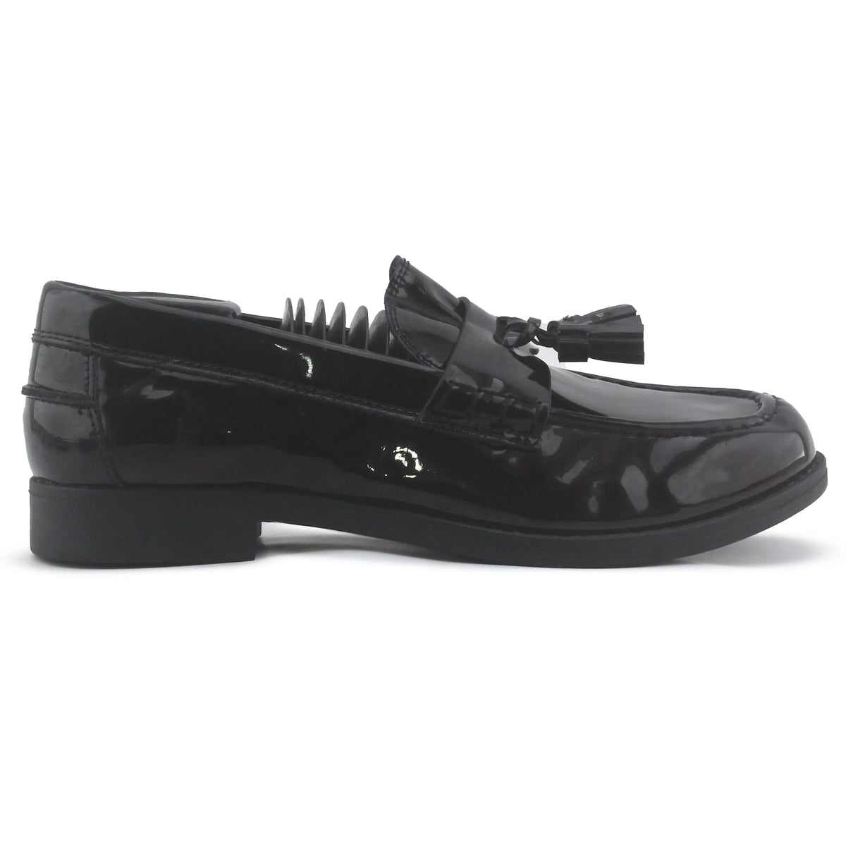 Zara Patent Penny Strap Loafers