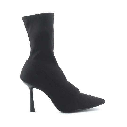 Zara Zipper Textile Ankle Boot