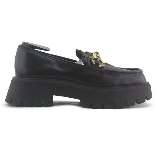 Zara Chunky Penny Strap Loafers