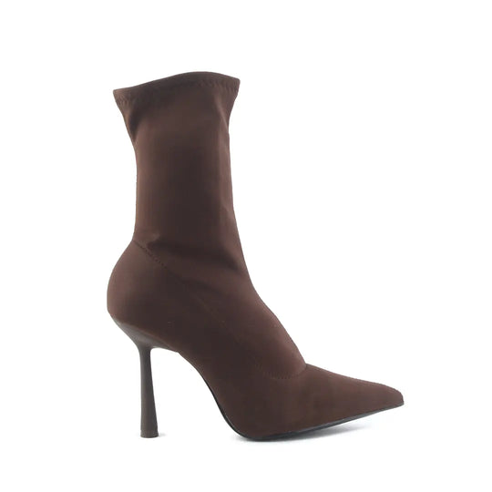 Zara Zipper Textile Ankle Boot